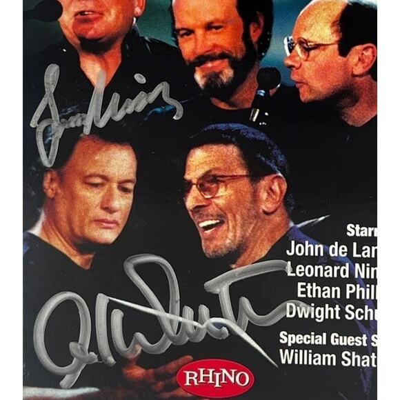 First Men in the Moon VHS (1998 Sci-Fi) Signed Leonard Nimoy & William Shatner - Picture 1 of 4